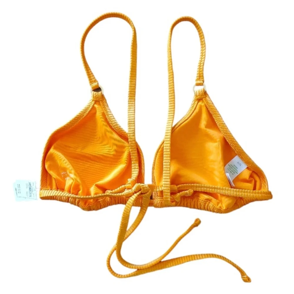 NWT AERIE triangle tie bikini top - Picture 2 of 4